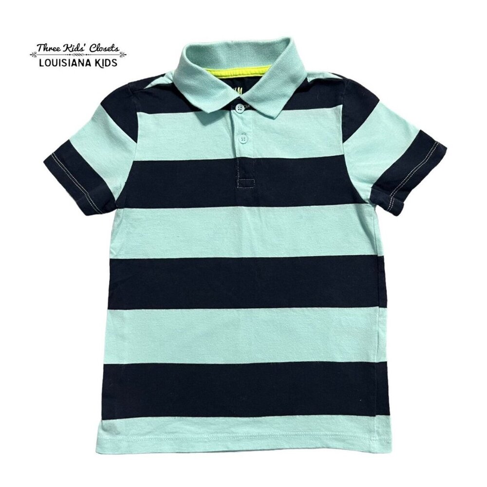H&M 4-6Y Striped Polo Shirt
